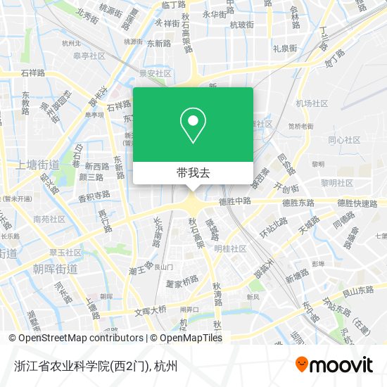 浙江省农业科学院(西2门)地图