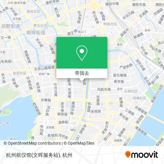 杭州殡仪馆(文晖服务站)地图