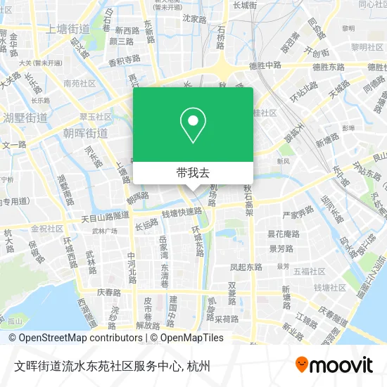 文晖街道流水东苑社区服务中心地图