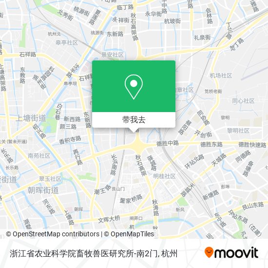 浙江省农业科学院畜牧兽医研究所-南2门地图