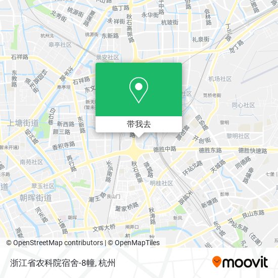 浙江省农科院宿舍-8幢地图