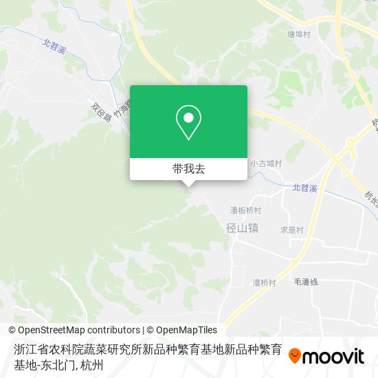 浙江省农科院蔬菜研究所新品种繁育基地新品种繁育基地-东北门地图