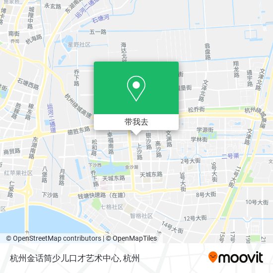 杭州金话筒少儿口才艺术中心地图