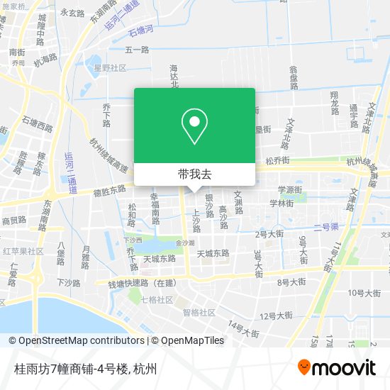 桂雨坊7幢商铺-4号楼地图