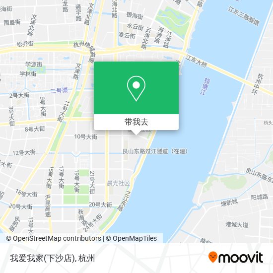 我爱我家(下沙店)地图