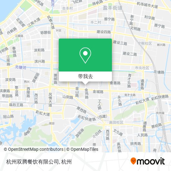 杭州双腾餐饮有限公司地图