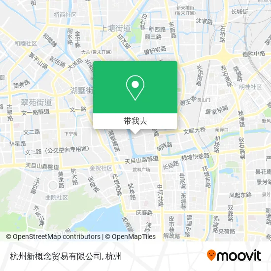 杭州新概念贸易有限公司地图
