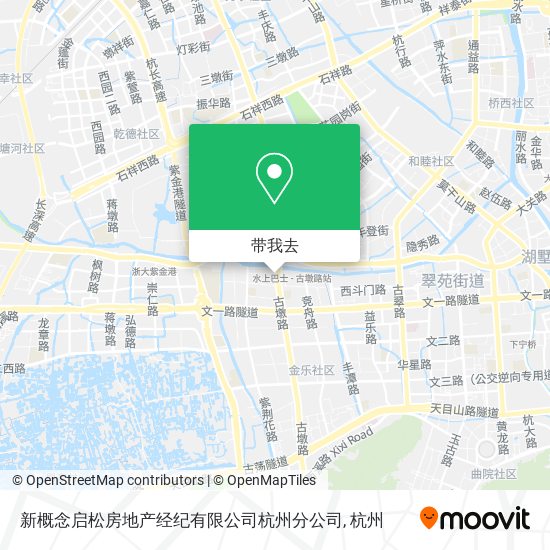新概念启松房地产经纪有限公司杭州分公司地图