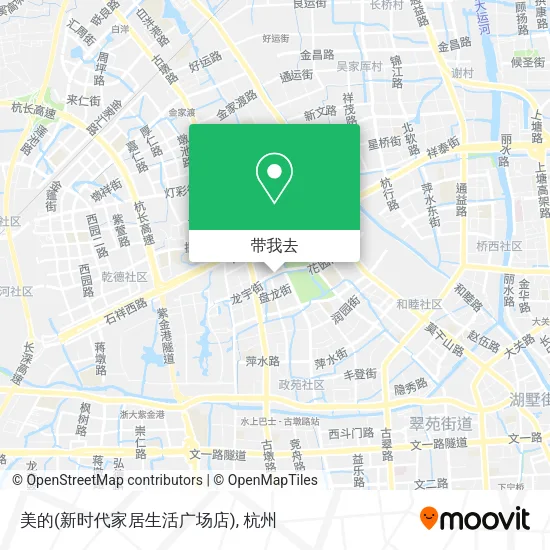 美的(新时代家居生活广场店)地图