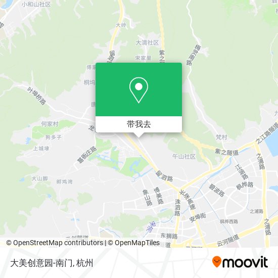 大美创意园-南门地图