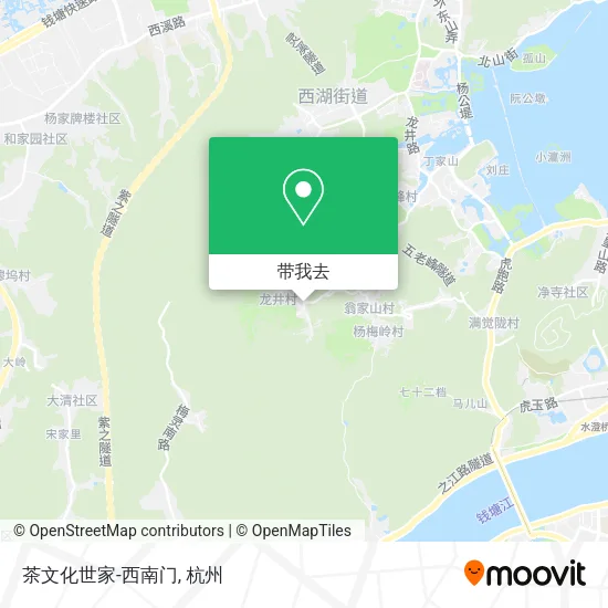 茶文化世家-西南门地图