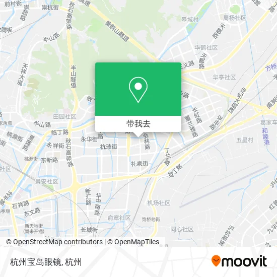 杭州宝岛眼镜地图