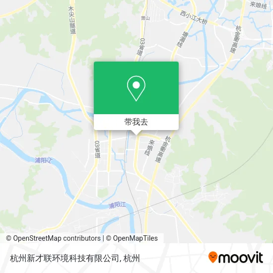 杭州新才联环境科技有限公司地图