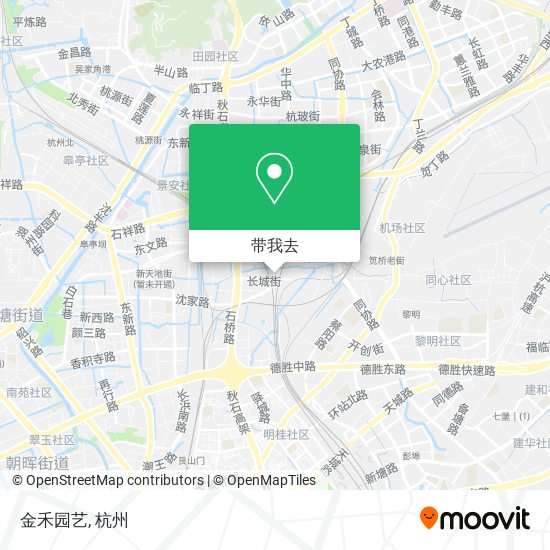 金禾园艺地图