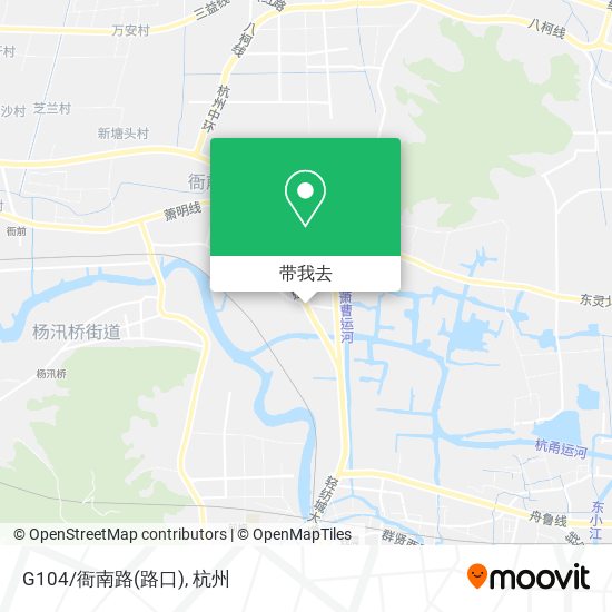 G104/衙南路(路口)地图