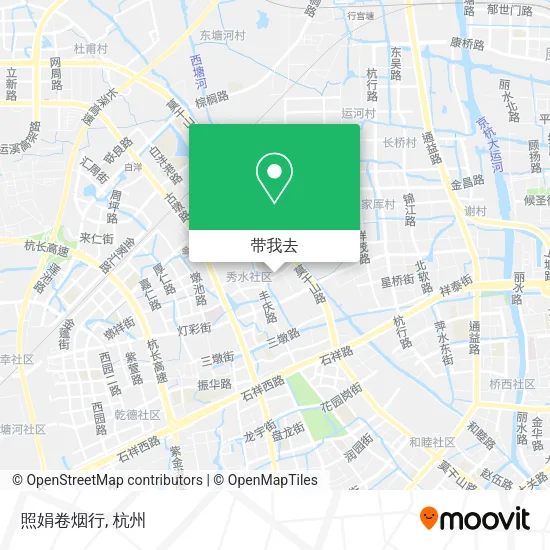 照娟卷烟行地图