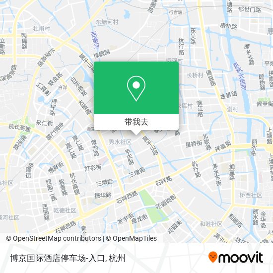 博京国际酒店停车场-入口地图