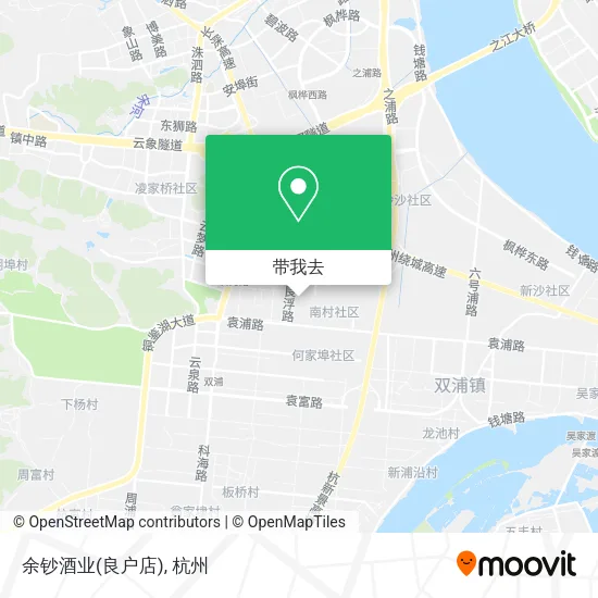 余钞酒业(良户店)地图