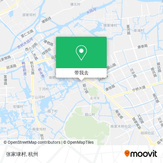 张家埭村地图