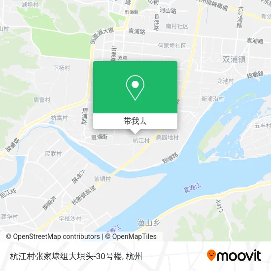 杭江村张家埭组大垻头-30号楼地图