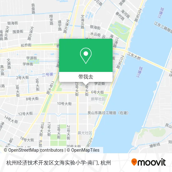 杭州经济技术开发区文海实验小学-南门地图