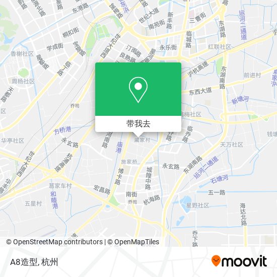A8造型地图