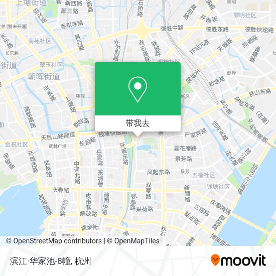 滨江·华家池-8幢地图