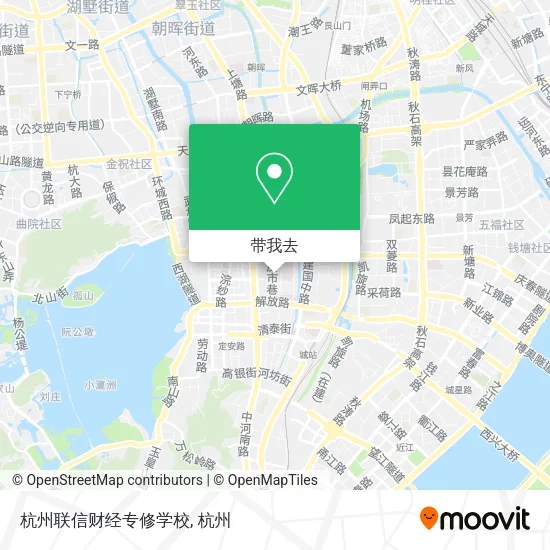 杭州联信财经专修学校地图