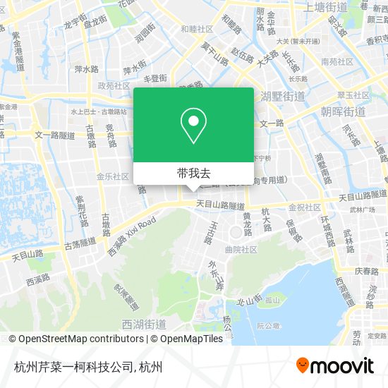 杭州芹菜一柯科技公司地图