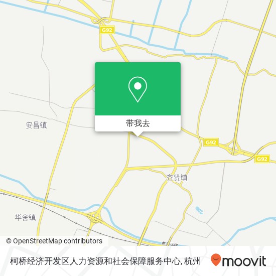 柯桥经济开发区人力资源和社会保障服务中心地图