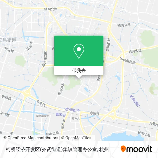 柯桥经济开发区(齐贤街道)集镇管理办公室地图