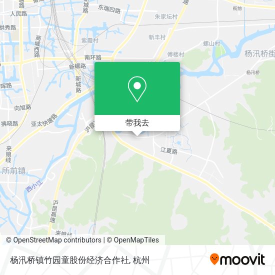 杨汛桥镇竹园童股份经济合作社地图
