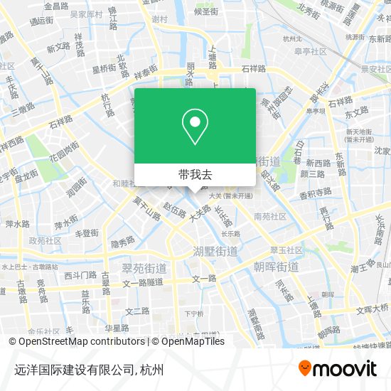 远洋国际建设有限公司地图