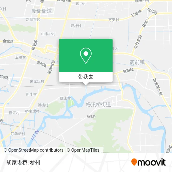 胡家塔桥地图