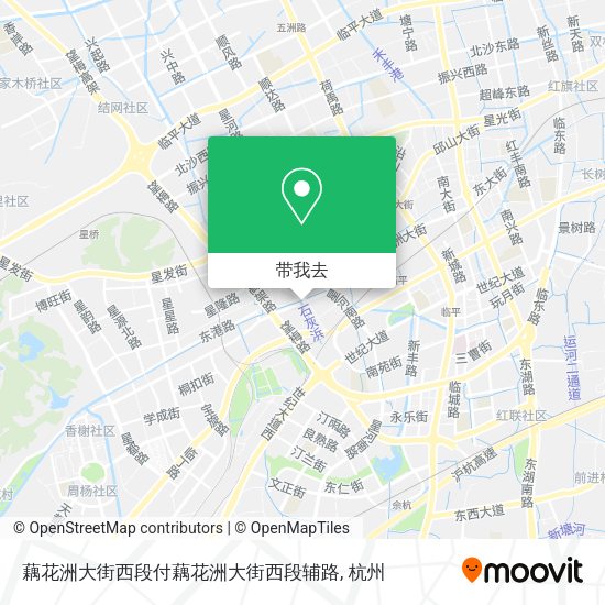 藕花洲大街西段付藕花洲大街西段辅路地图