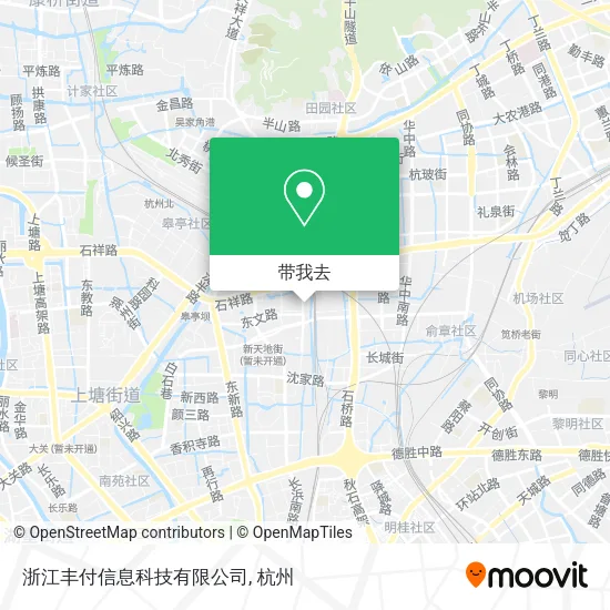 浙江丰付信息科技有限公司地图