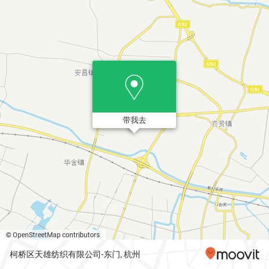 柯桥区天雄纺织有限公司-东门地图