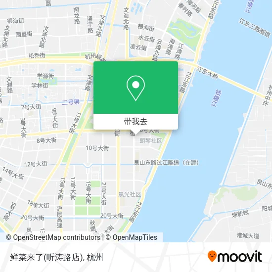 鲜菜来了(听涛路店)地图