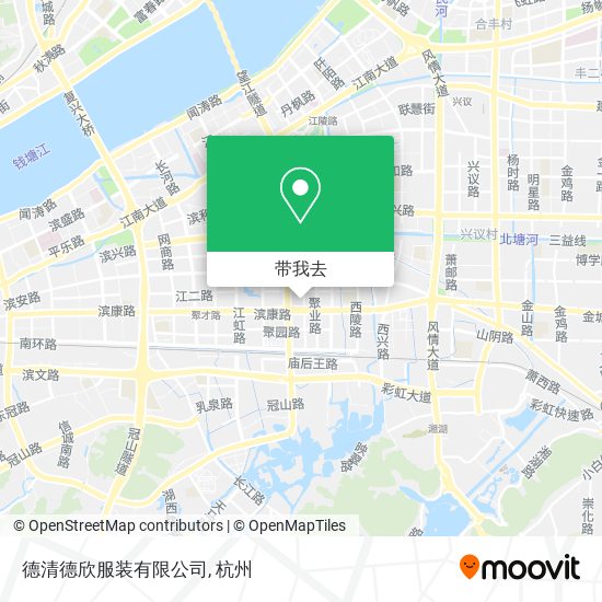 德清德欣服装有限公司地图
