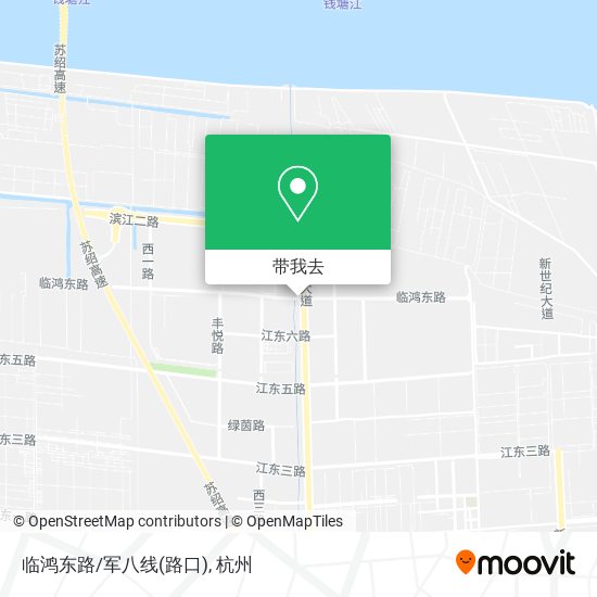 临鸿东路/军八线(路口)地图