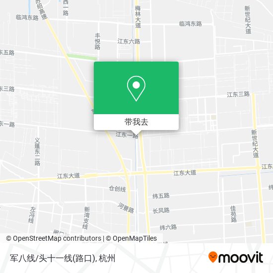 军八线/头十一线(路口)地图