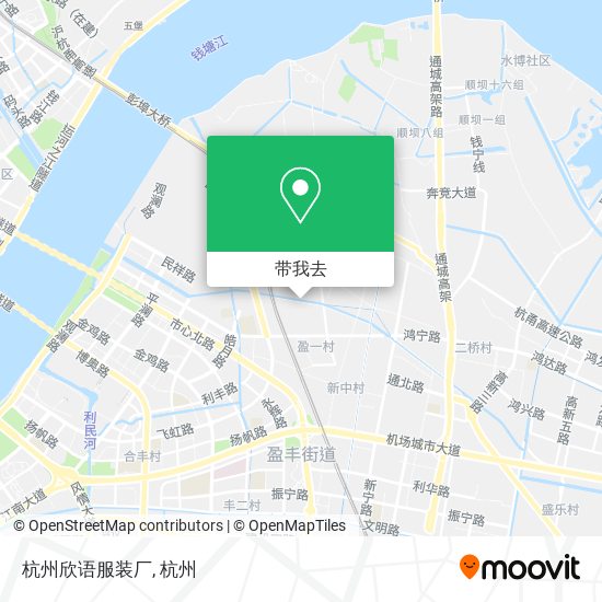 杭州欣语服装厂地图