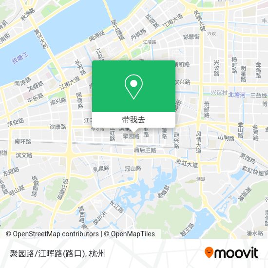 聚园路/江晖路(路口)地图