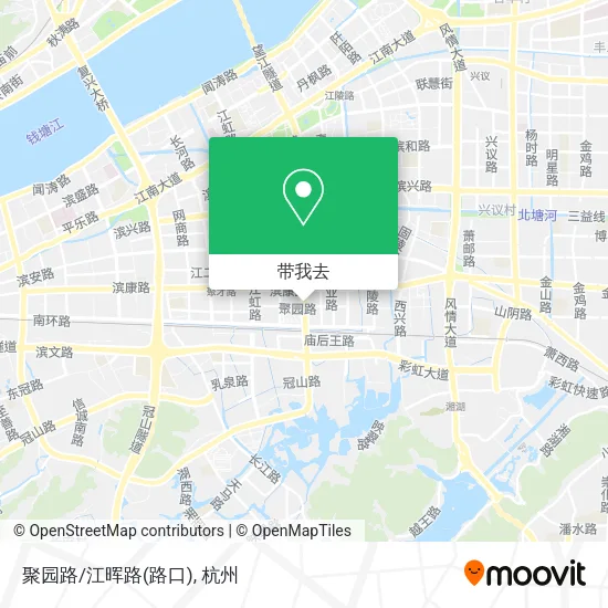 聚园路/江晖路(路口)地图