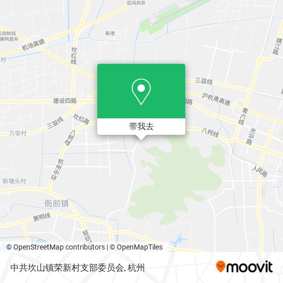 中共坎山镇荣新村支部委员会地图
