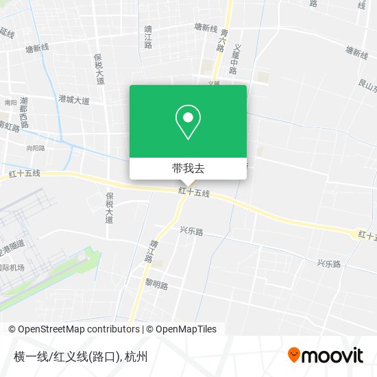 横一线/红义线(路口)地图