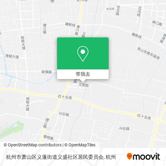 杭州市萧山区义蓬街道义盛社区居民委员会地图