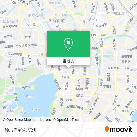 德清农家菜地图