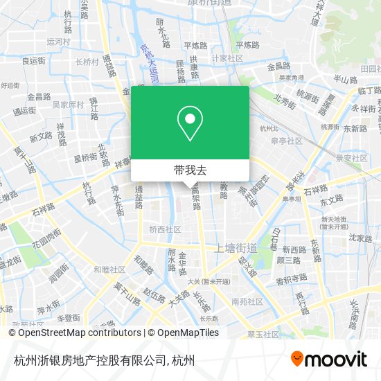 杭州浙银房地产控股有限公司地图