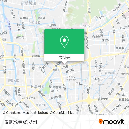 爱慕(银泰城)地图
